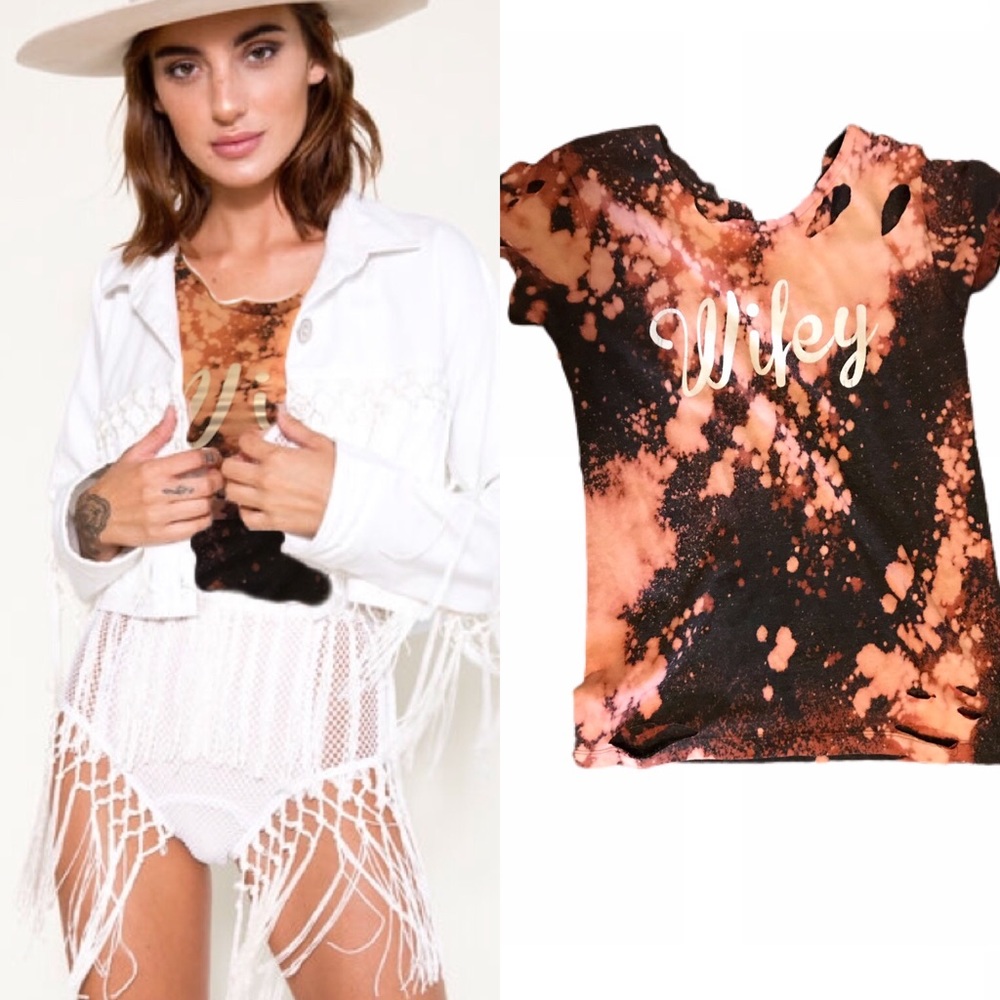 Wifey deconstructed layering tee